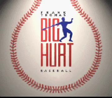 Frank Thomas Big Hurt Baseball (USA) screen shot title